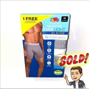 Fruit of the Loom Men’s Everlight Boxer Briefs 4pk
